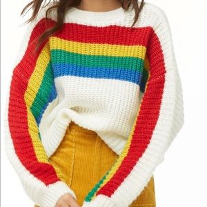 Rainbow 🌈 knit sweater